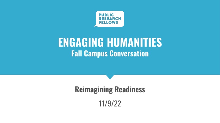 engaging humanities fall campus conversation