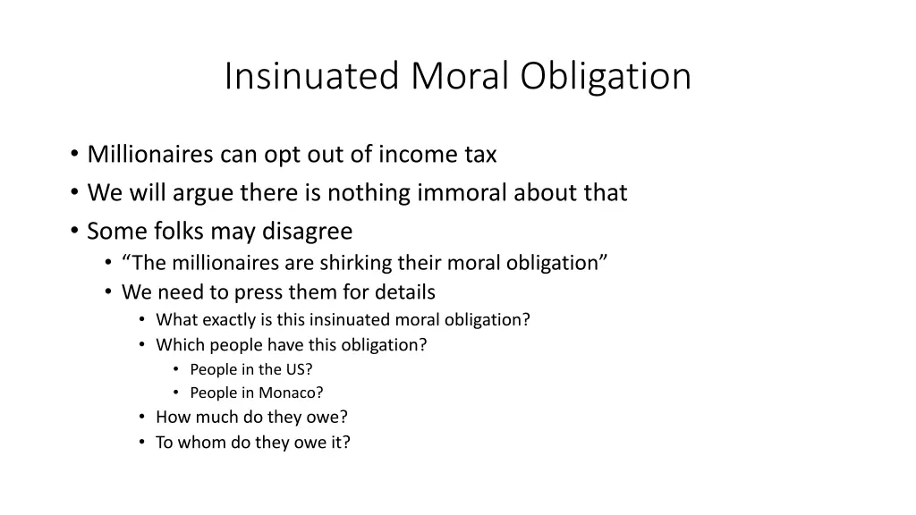 insinuated moral obligation 3