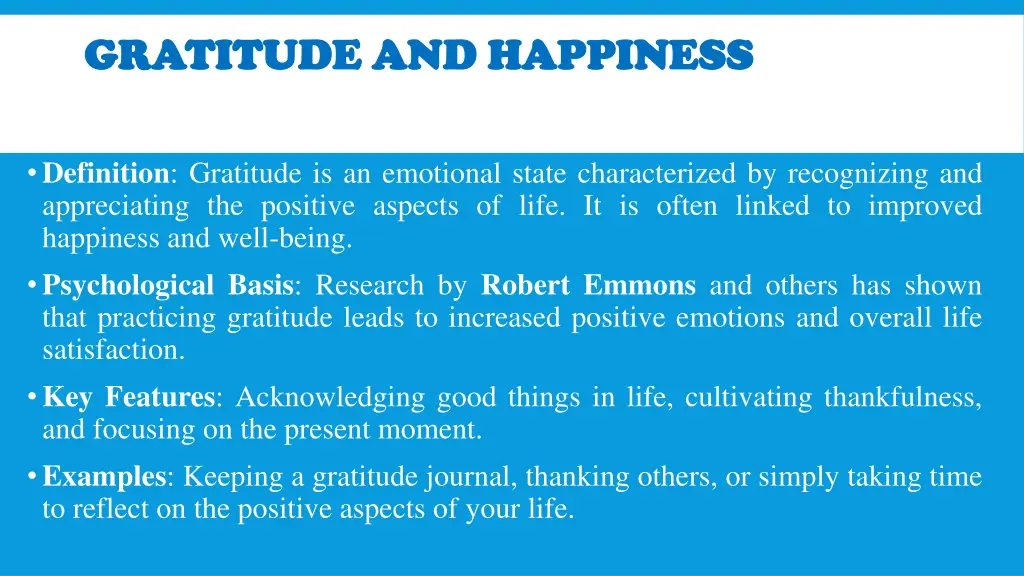 gratitude and happiness gratitude and happiness