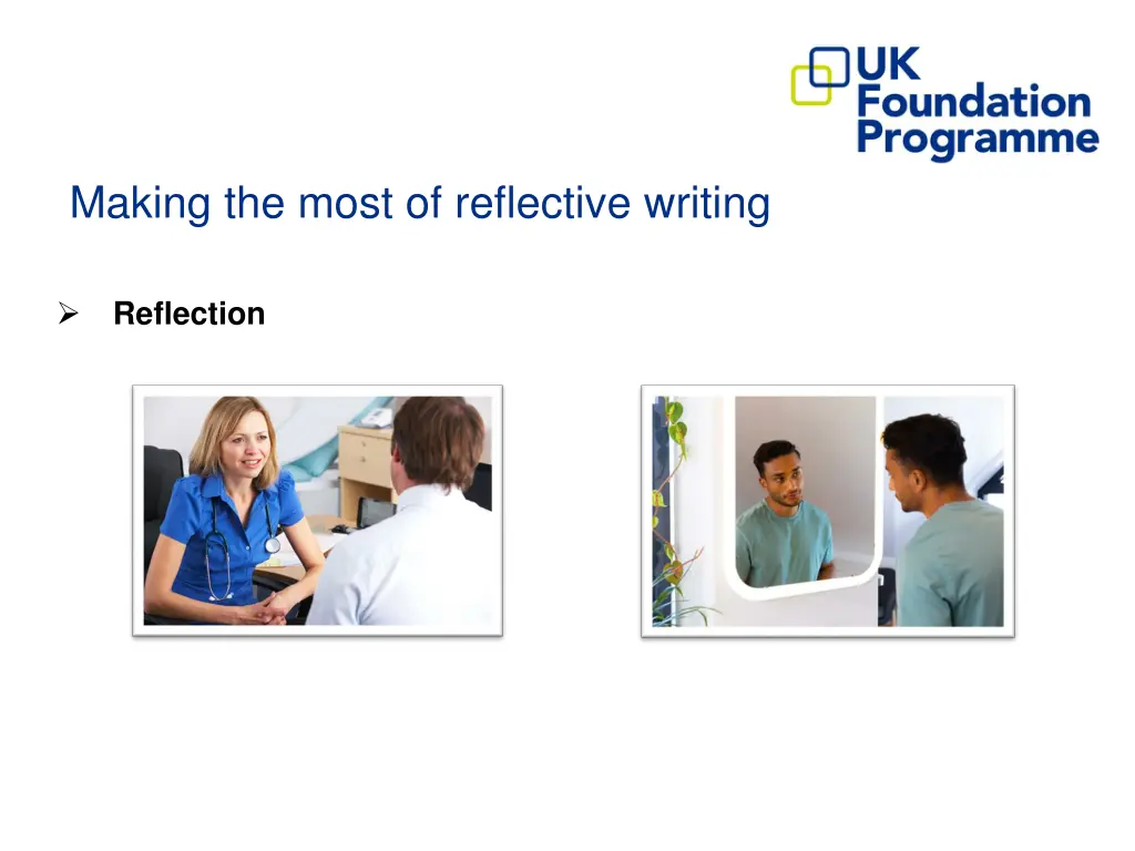 making the most of reflective writing