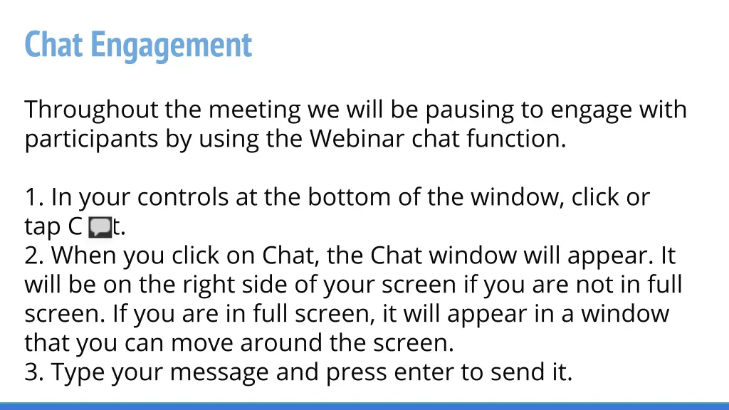 chat engagement