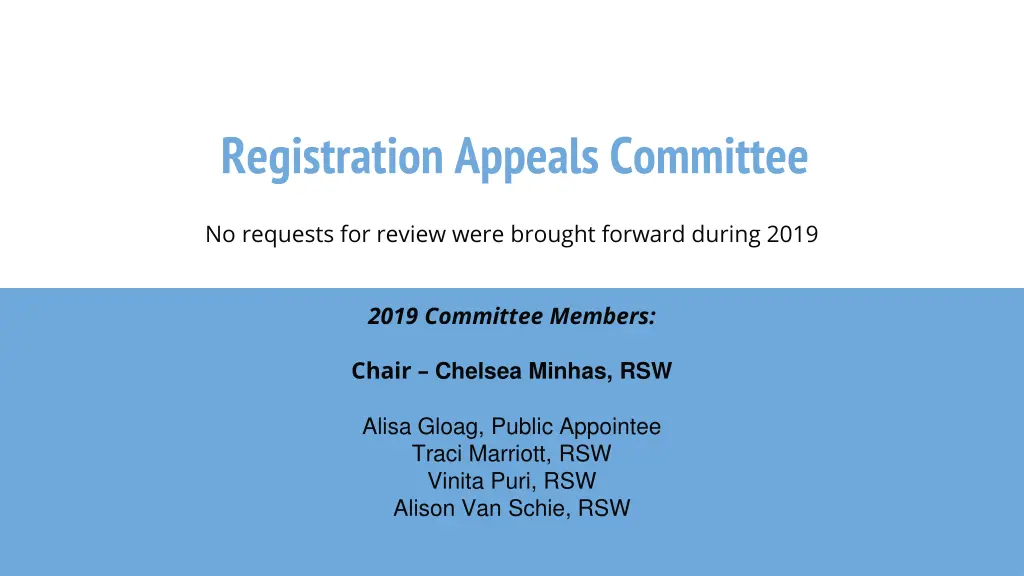 registration appeals committee