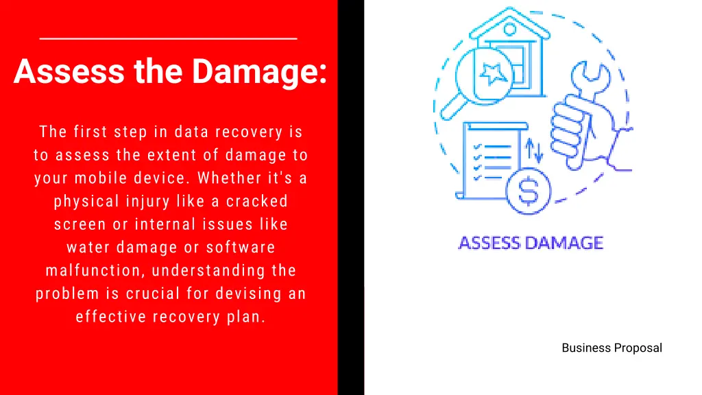 assess the damage