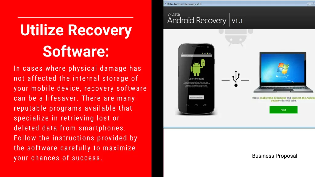 utilize recovery software