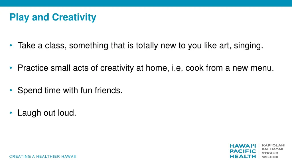play and creativity