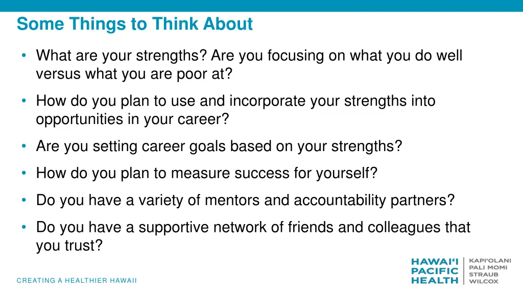 some things to think about