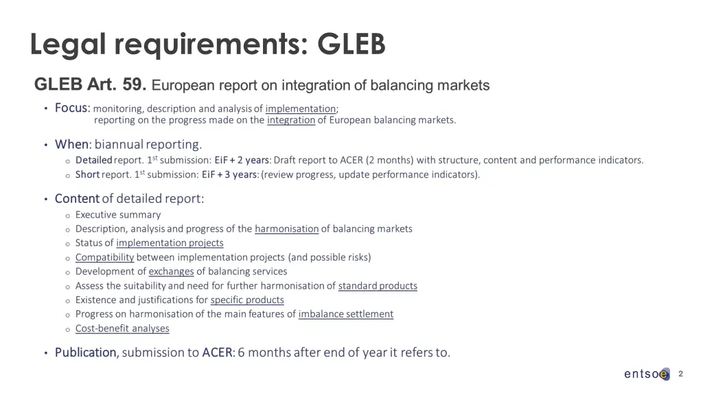 legal requirements gleb