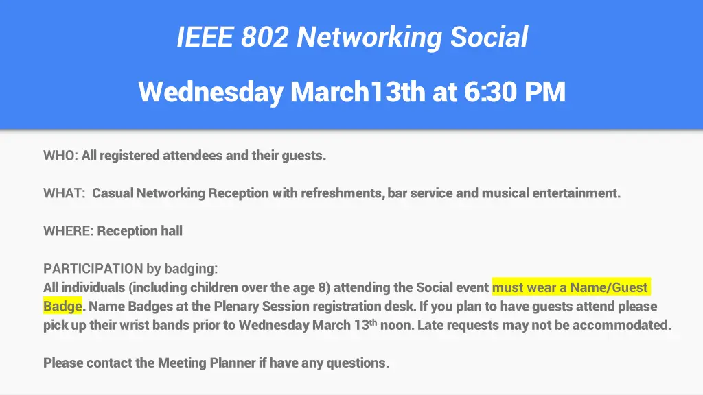 ieee 802 networking social