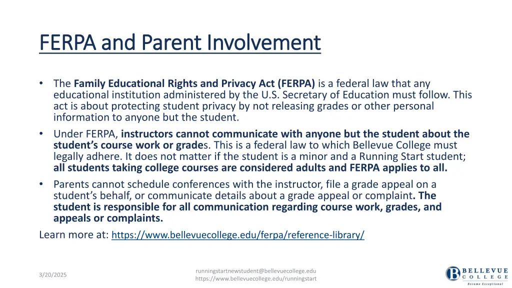 ferpa and parent involvement ferpa and parent