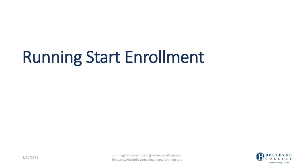 running start enrollment running start enrollment