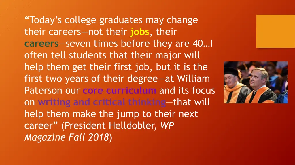 today s college graduates may change their