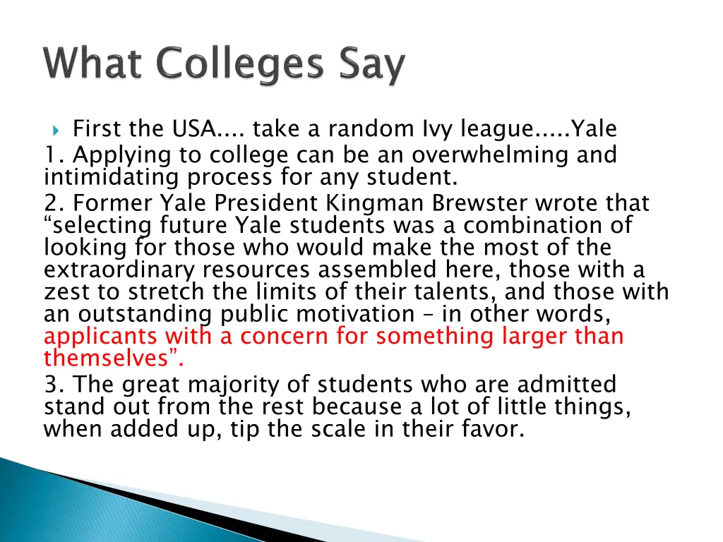 first the usa take a random ivy league yale