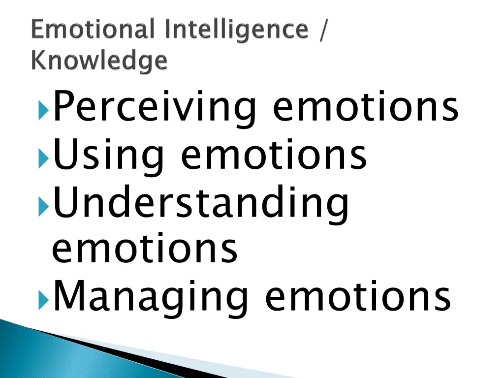 perceiving emotions using emotions understanding