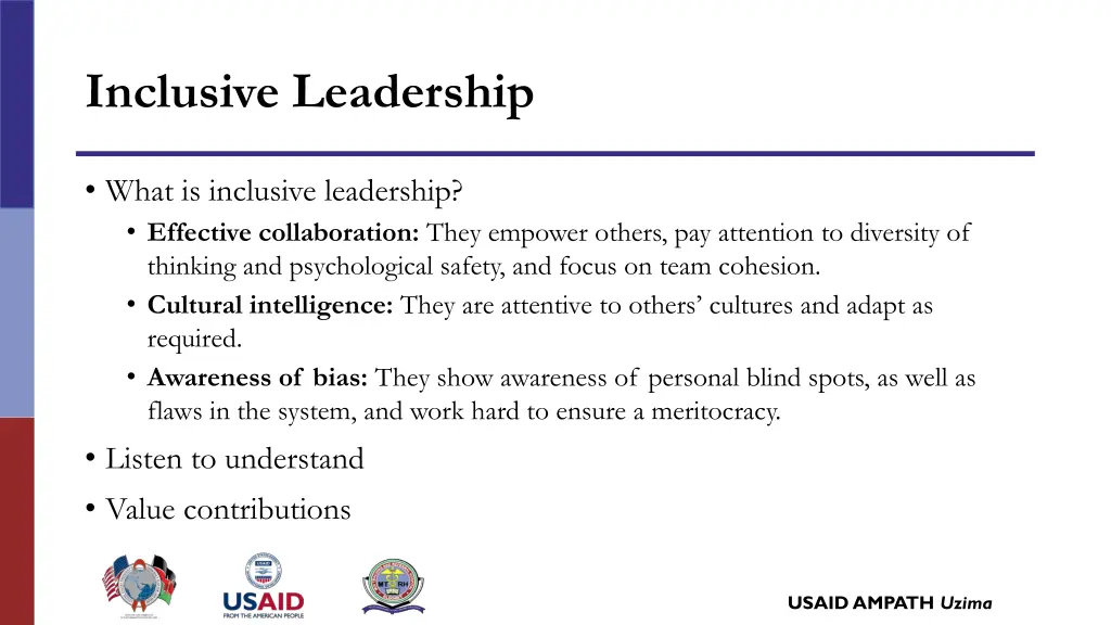 inclusive leadership