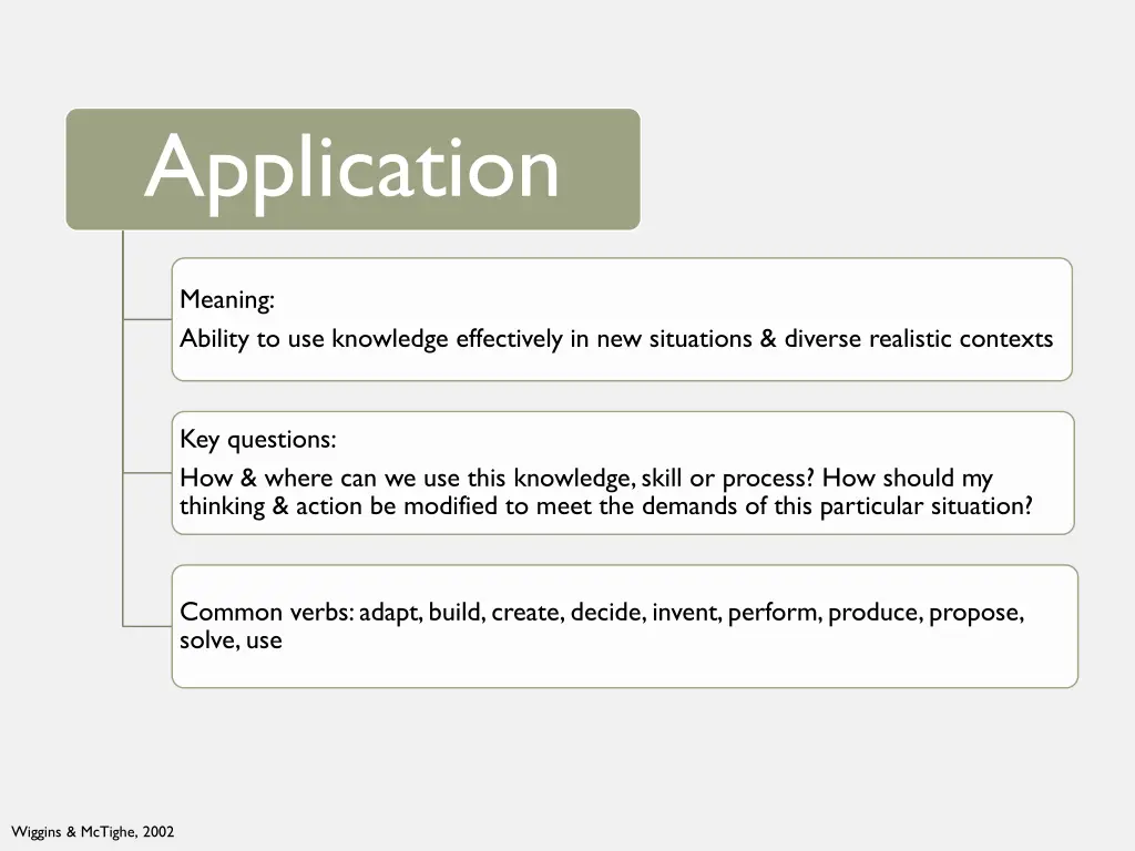 application