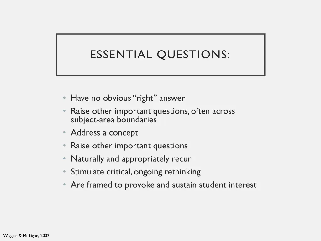 essential questions 1