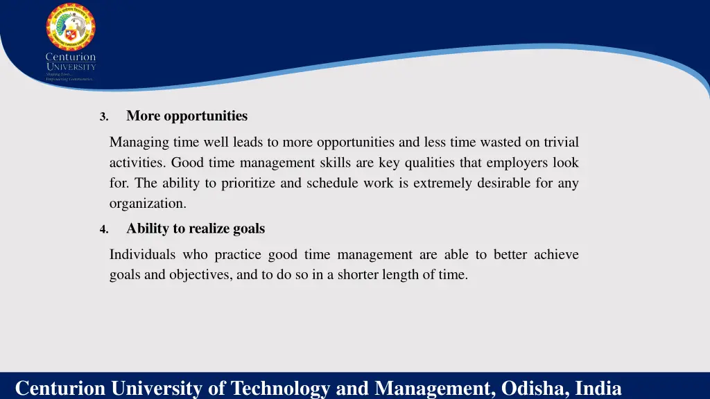 more opportunities