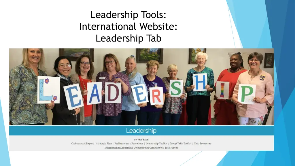 leadership tools international website leadership