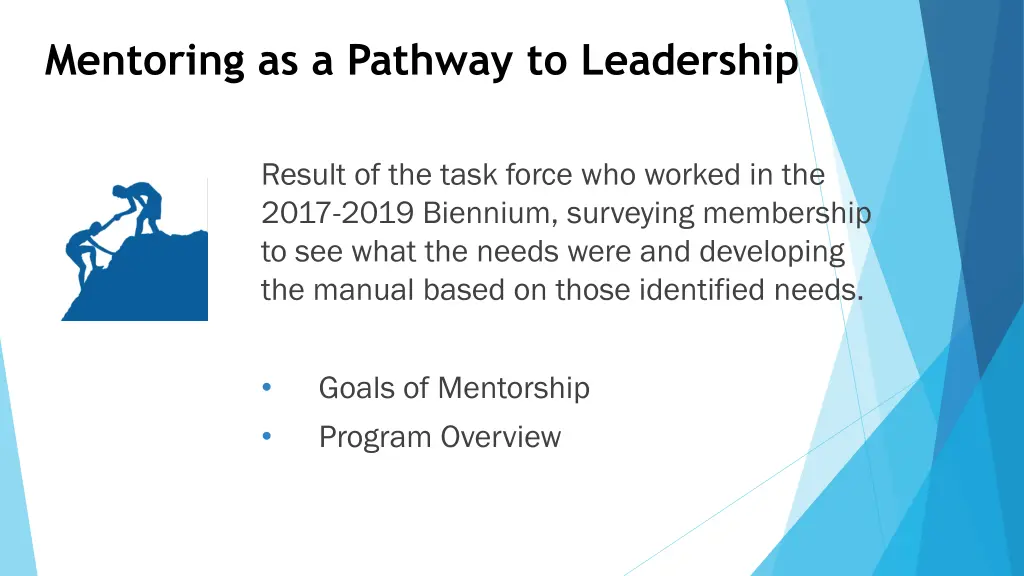 mentoring as a pathway to leadership