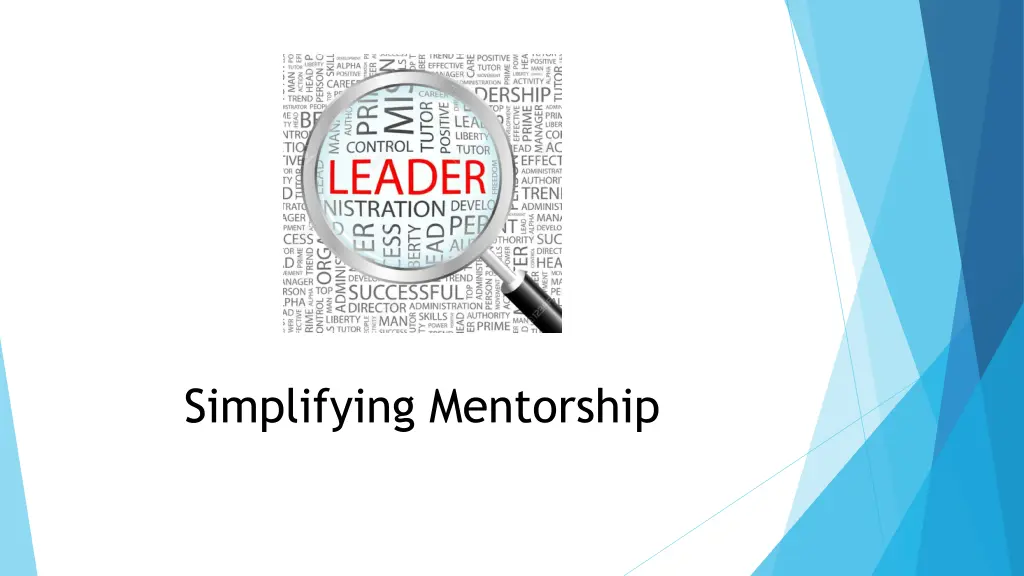 simplifying mentorship