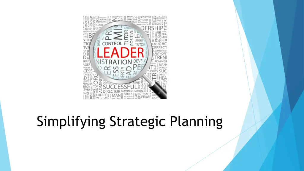 simplifying strategic planning