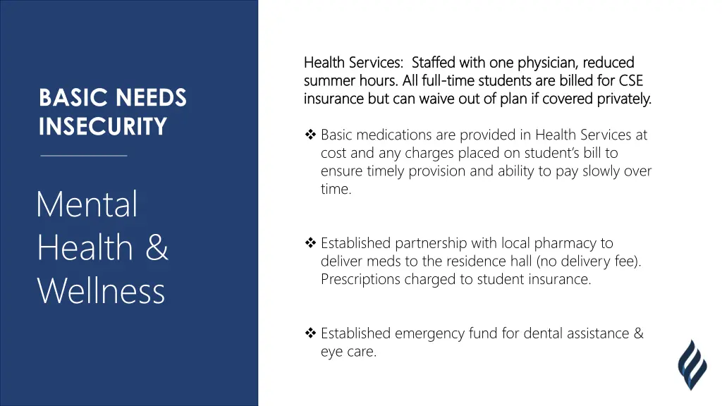 health services staffed with one physician