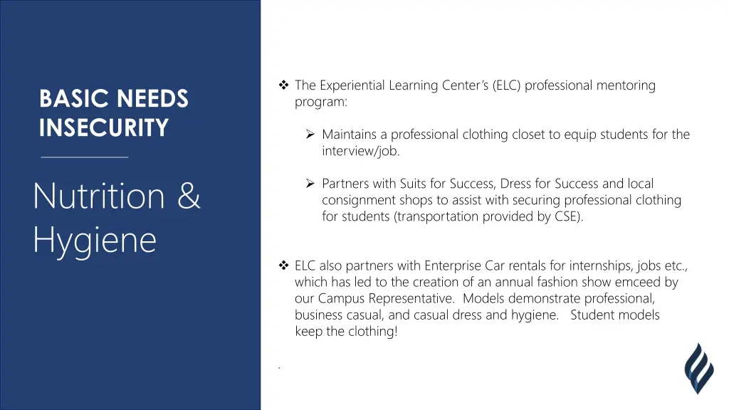 the experiential learning center