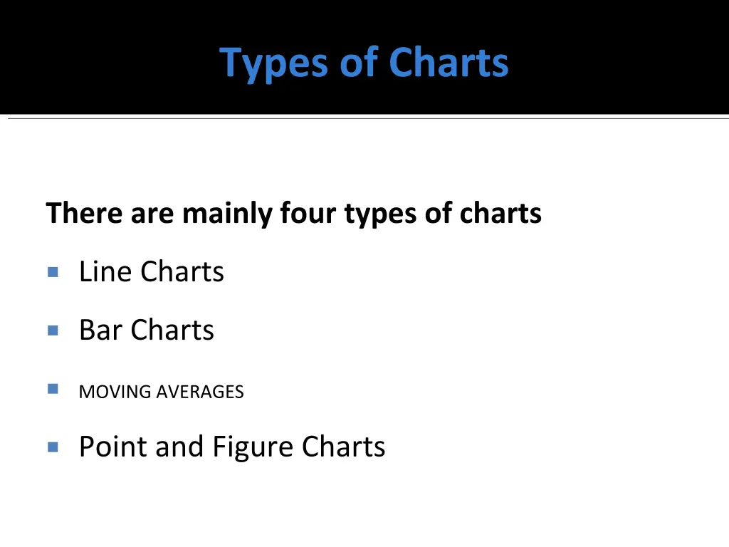 types of charts