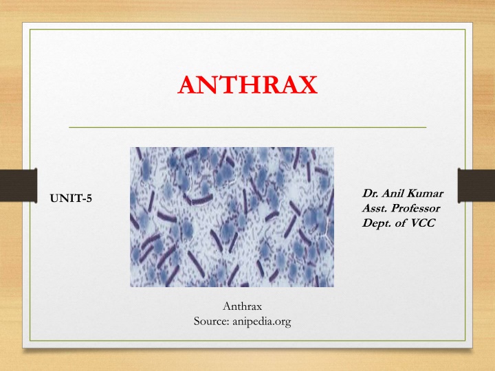 anthrax