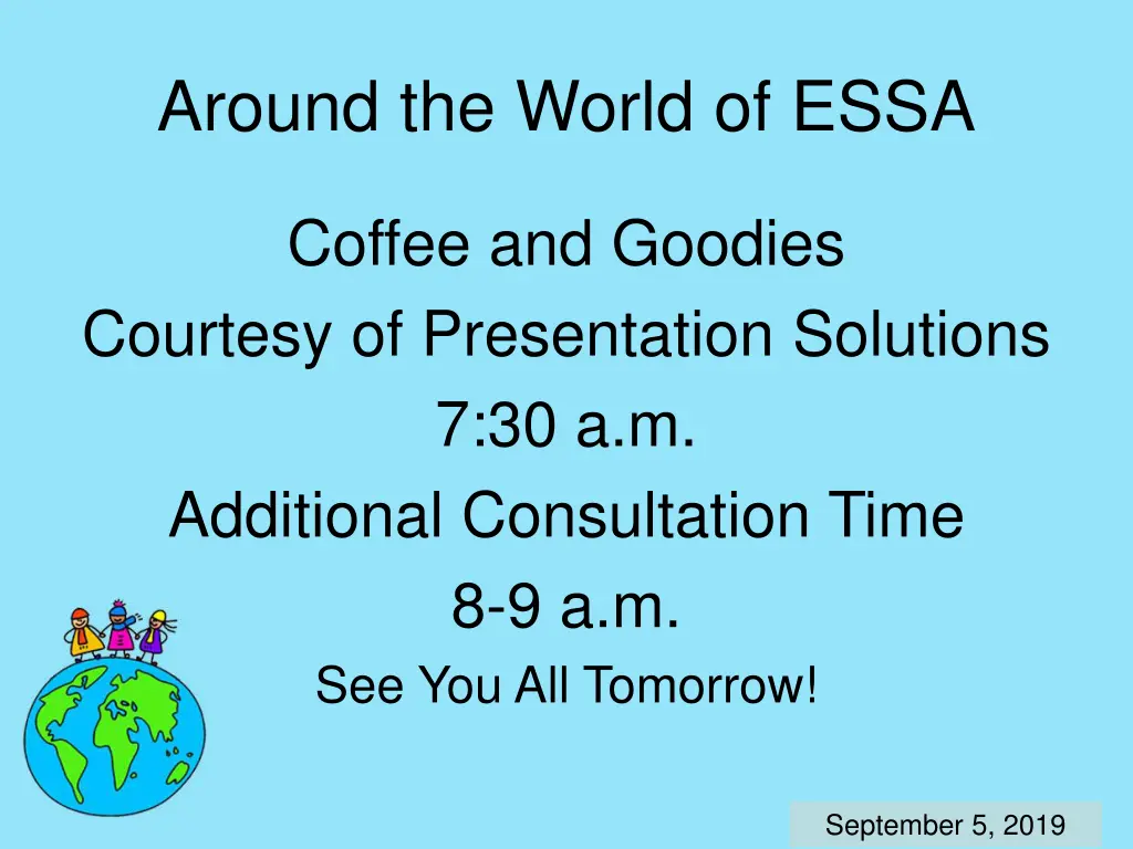around the world of essa 5
