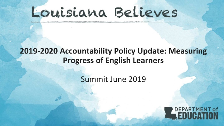 2019 2020 accountability policy update measuring