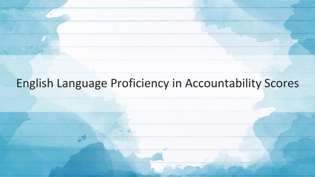english language proficiency in accountability