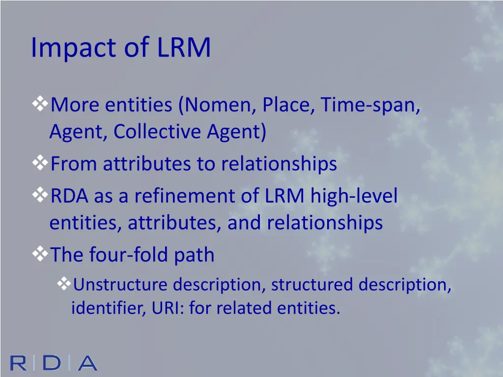 impact of lrm