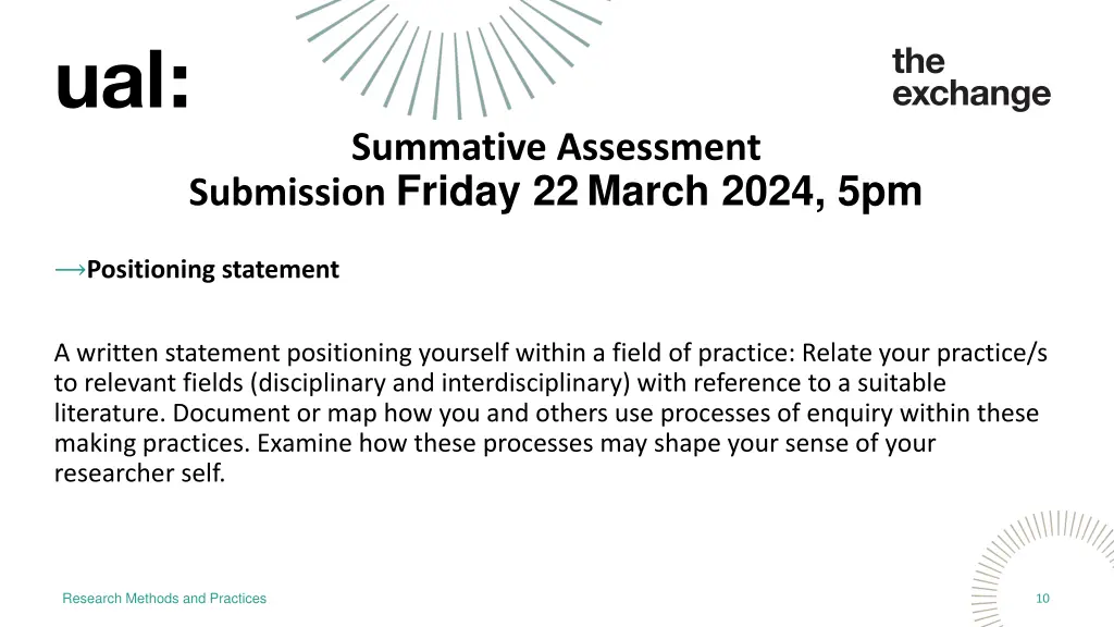 summative assessment submission friday 22 march