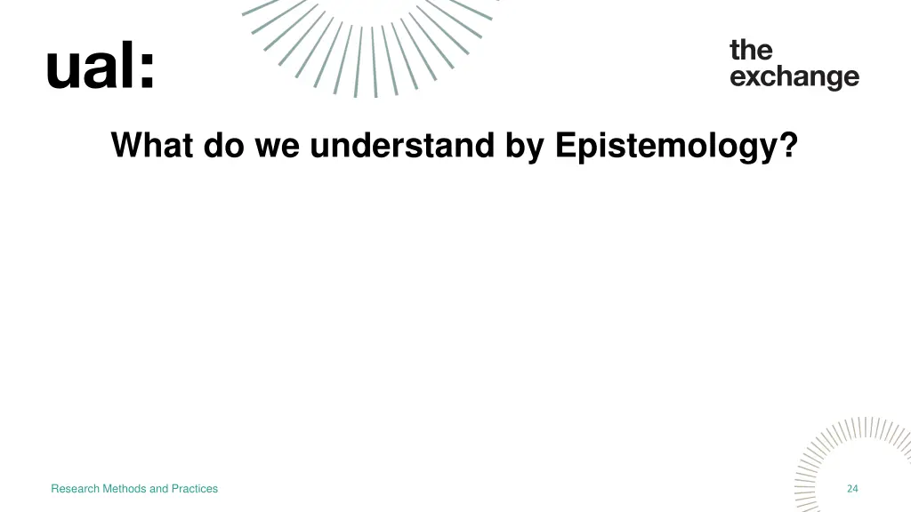 what do we understand by epistemology