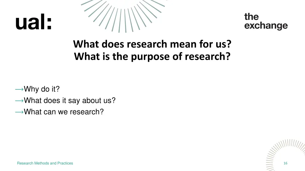 what does research mean for us what