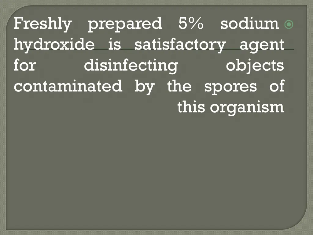 freshly prepared 5 sodium hydroxide