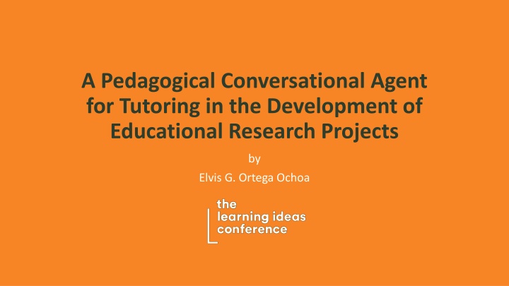 a pedagogical conversational agent for tutoring
