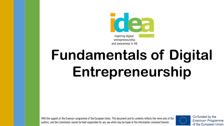 fundamentals of digital entrepreneurship