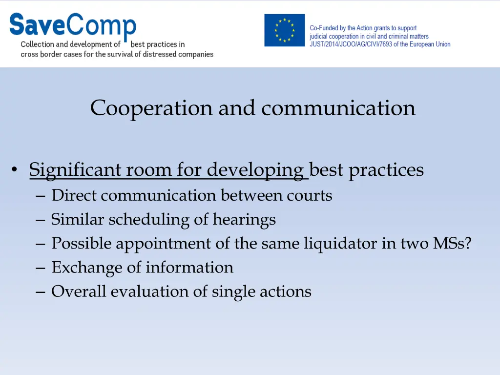 cooperation and communication