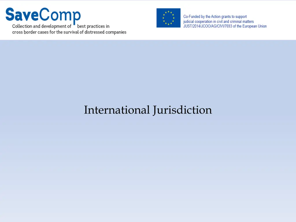 international jurisdiction