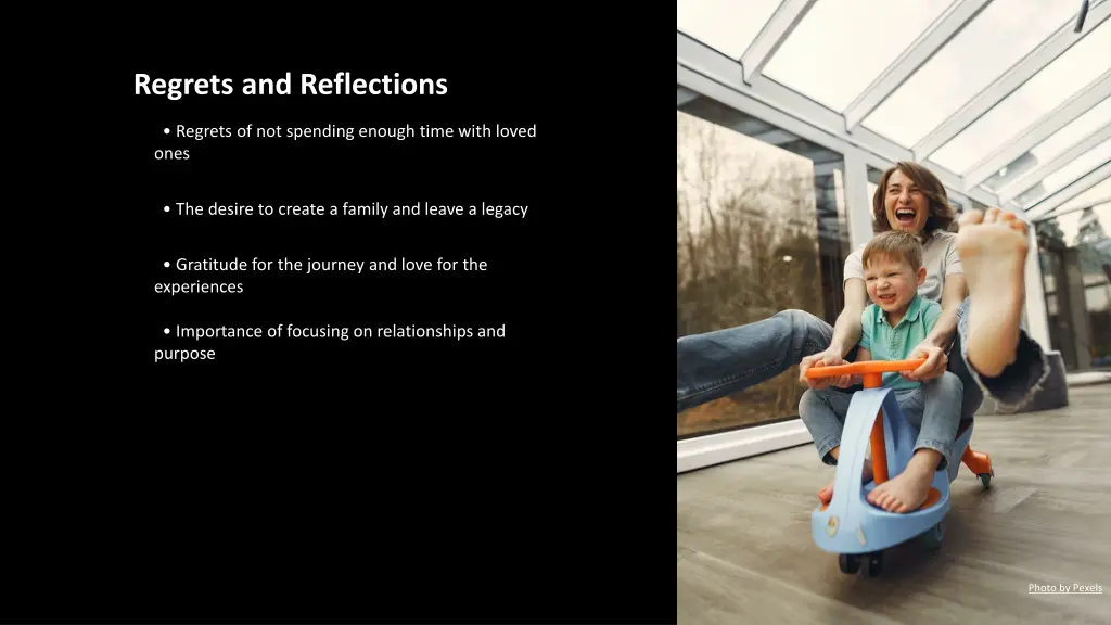 regrets and reflections