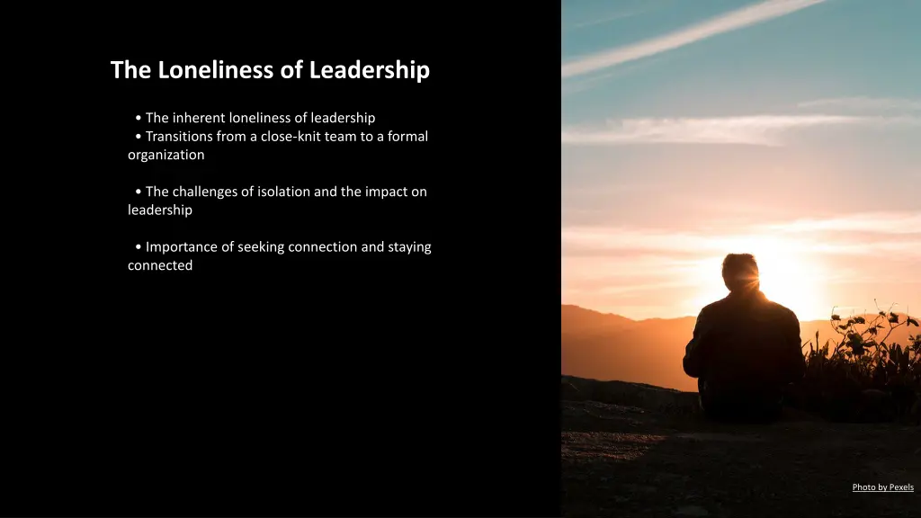 the loneliness of leadership