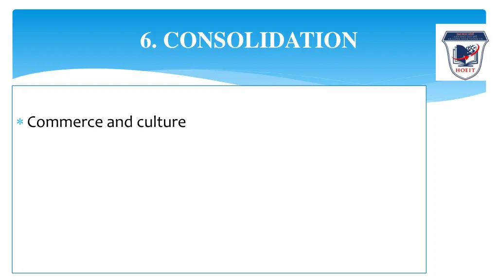 6 consolidation