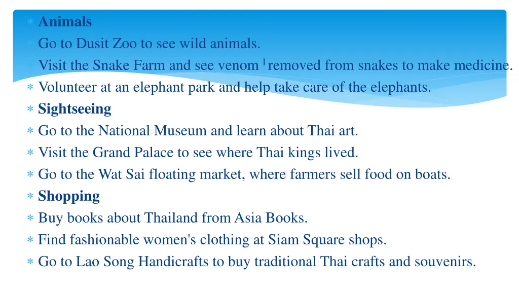 animals go to dusit zoo to see wild animals visit