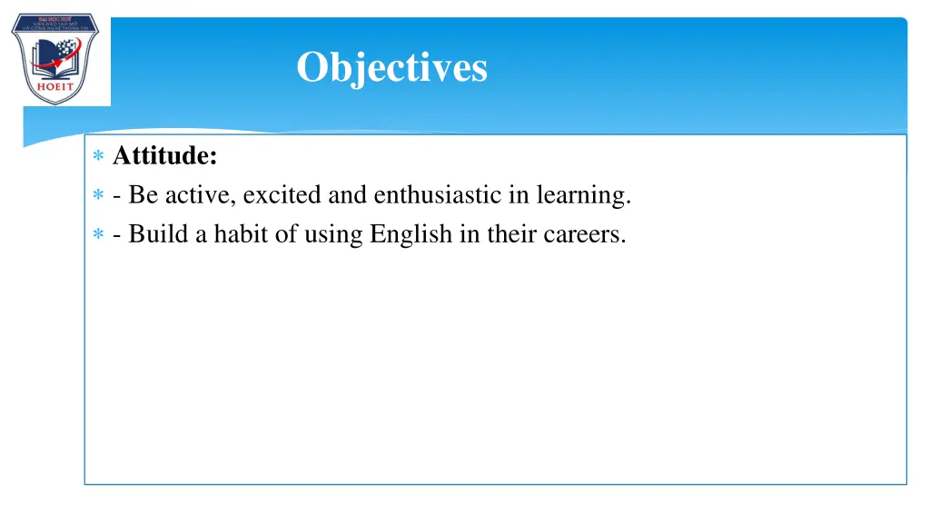 objectives 1