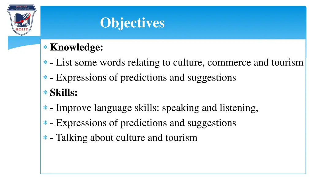 objectives