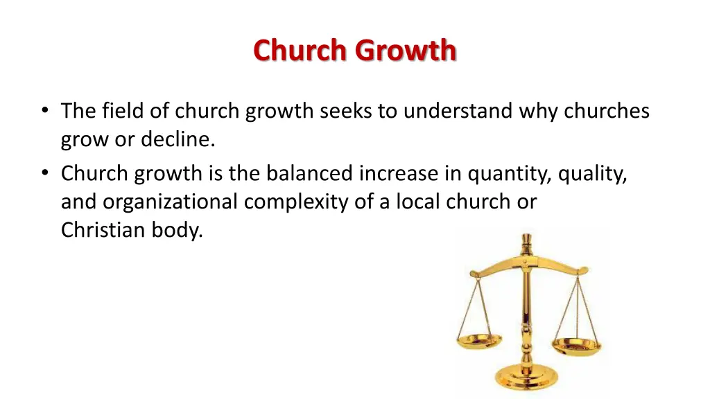 church growth 1
