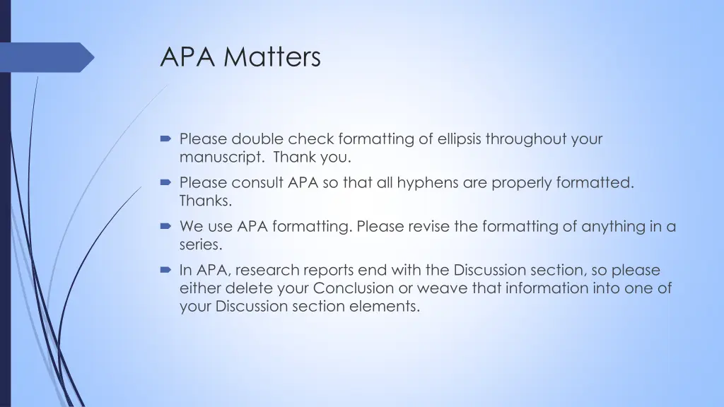apa matters