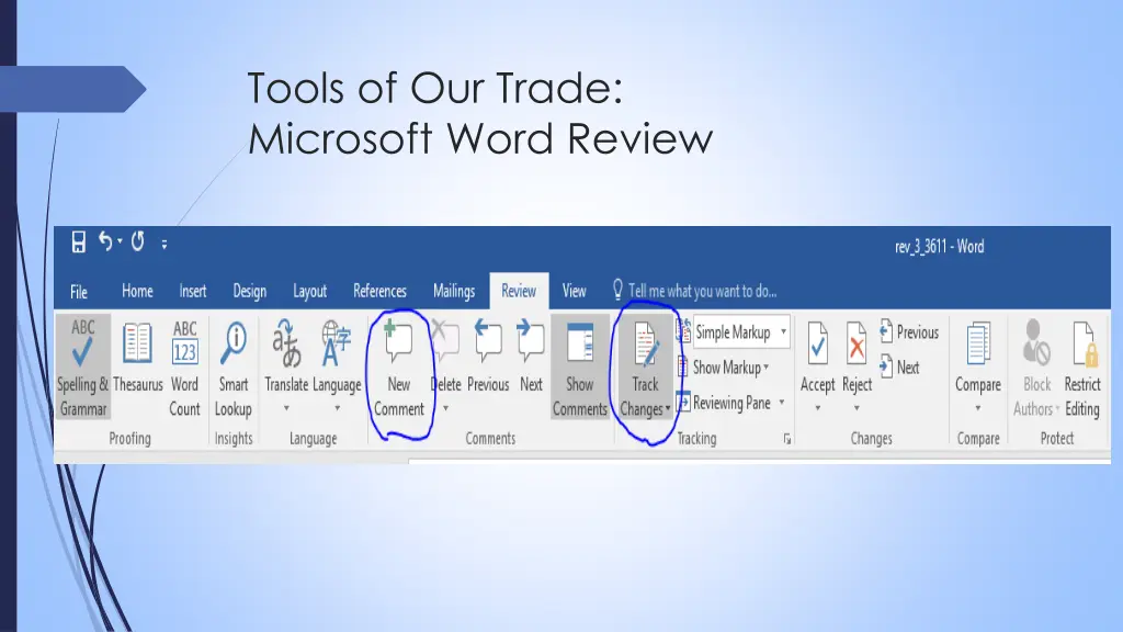tools of our trade microsoft word review